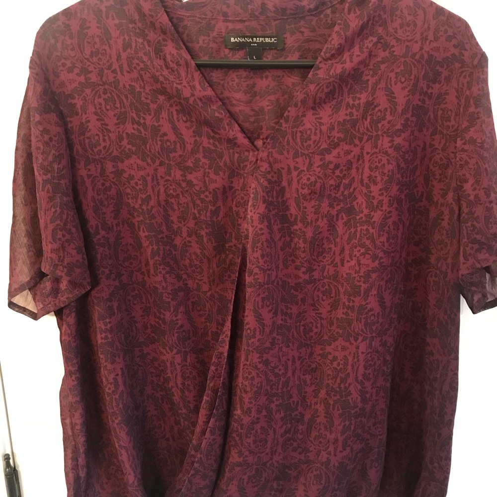 Burgundy Shirt